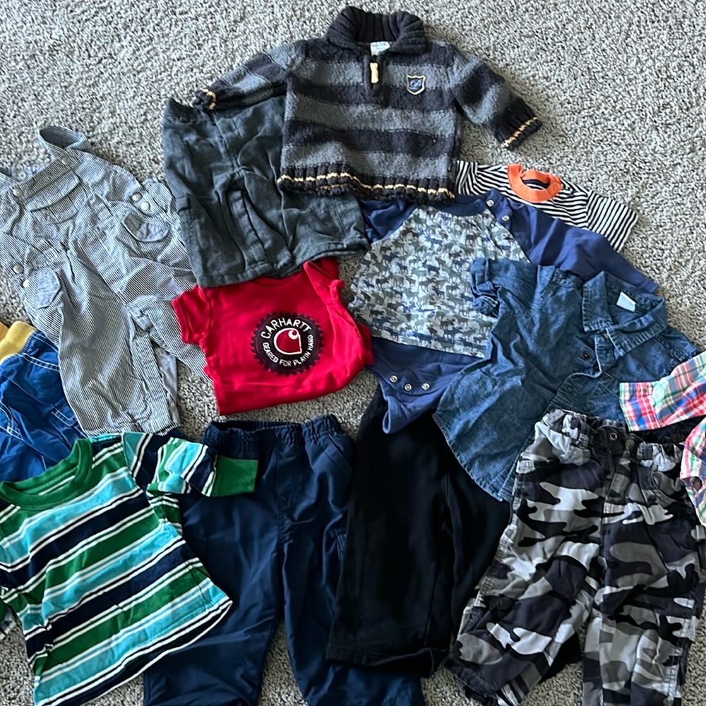 6-12 mos baby clothes lot - 16 pieces